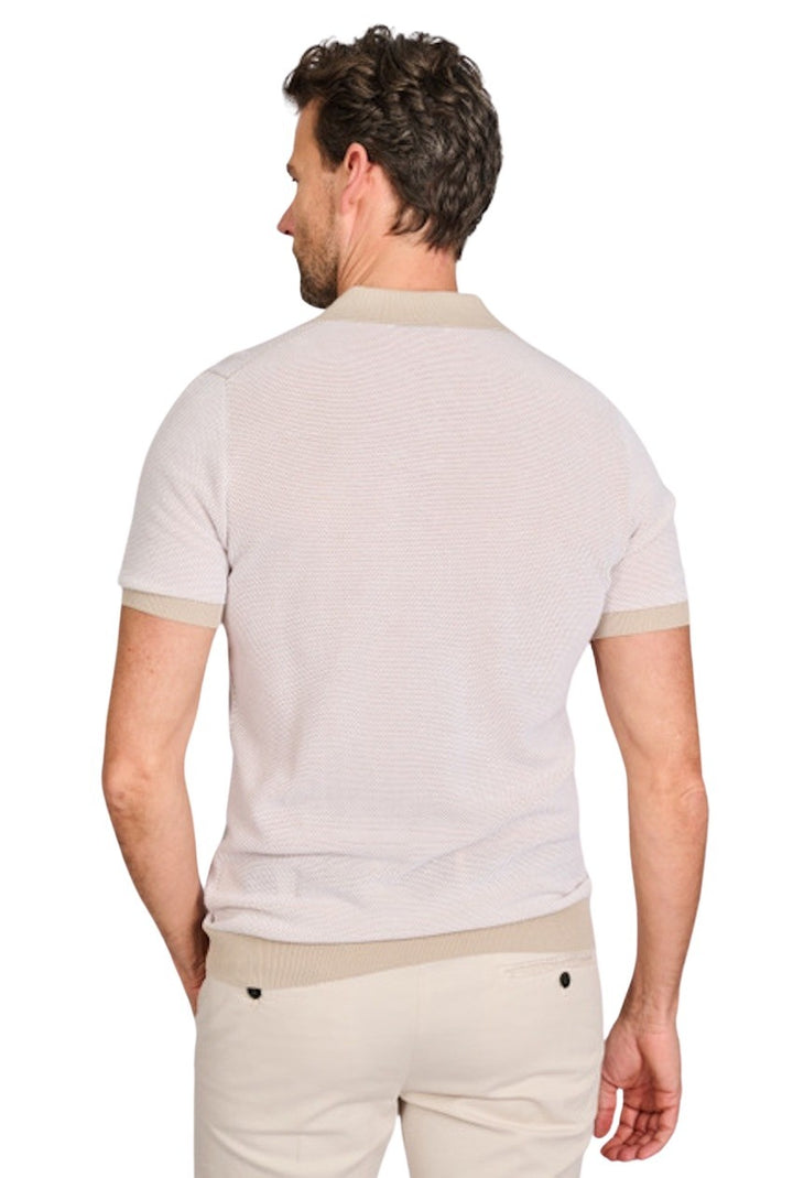 Gran Sasso Men polo shirt korte mouwen heren beige 57155/26901/010