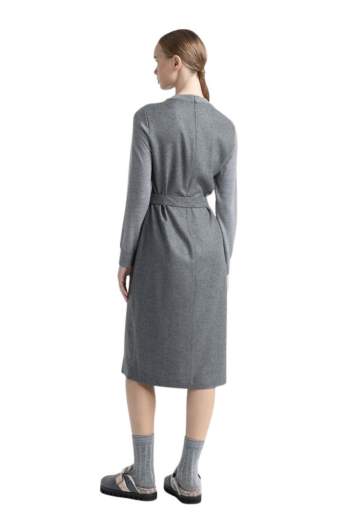 Peserico vestido gris mujer