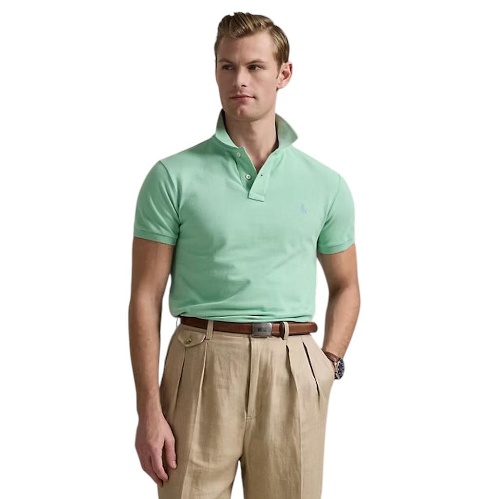 polo-ralph-lauren-men-polo-shirt-korte-mouwen-heren-licht-groen-slimfit