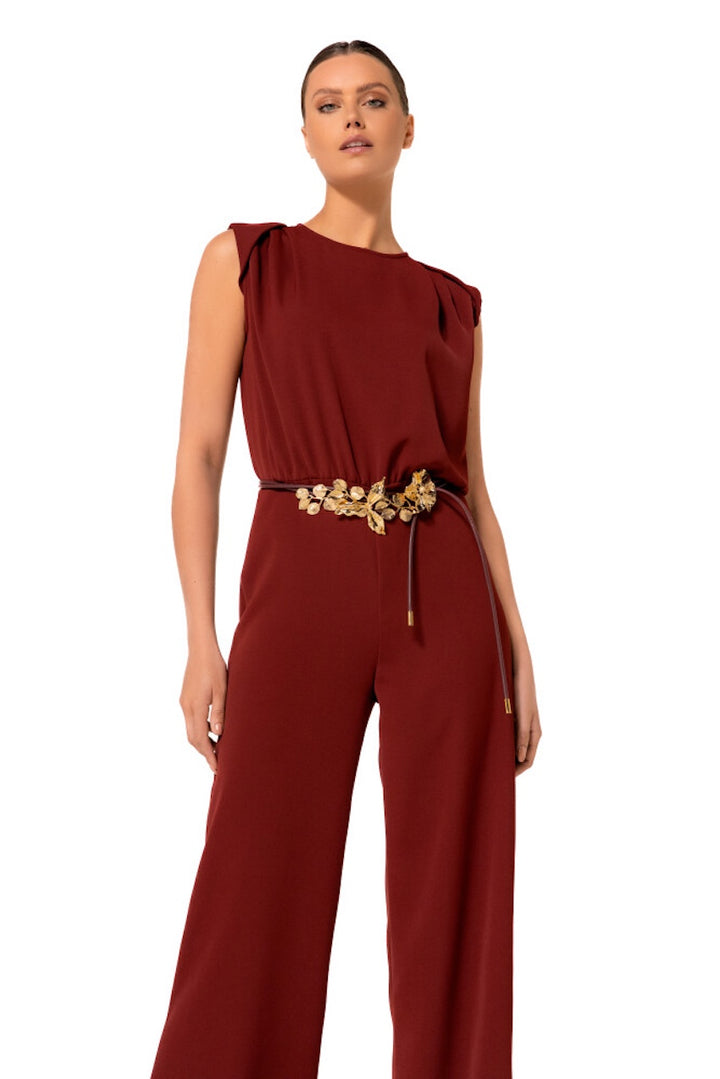 Caroline Biss jumpsuit dames bordeaux 4563/53