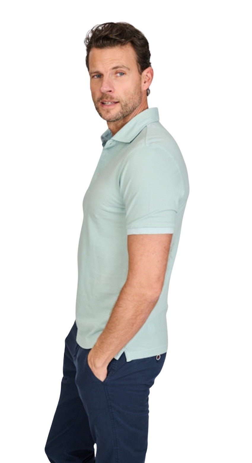 Gran Sasso Men polo shirt korte mouwen heren licht groen 60187/79053/603