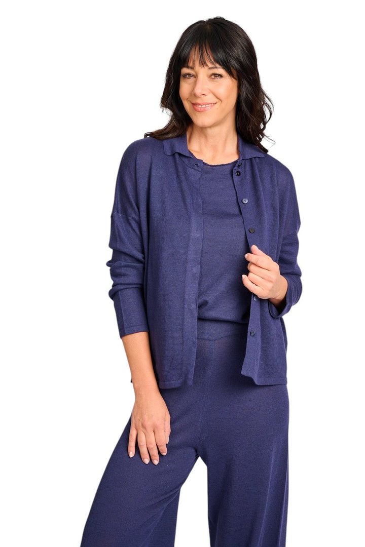 Anneclaire vest ladies blue