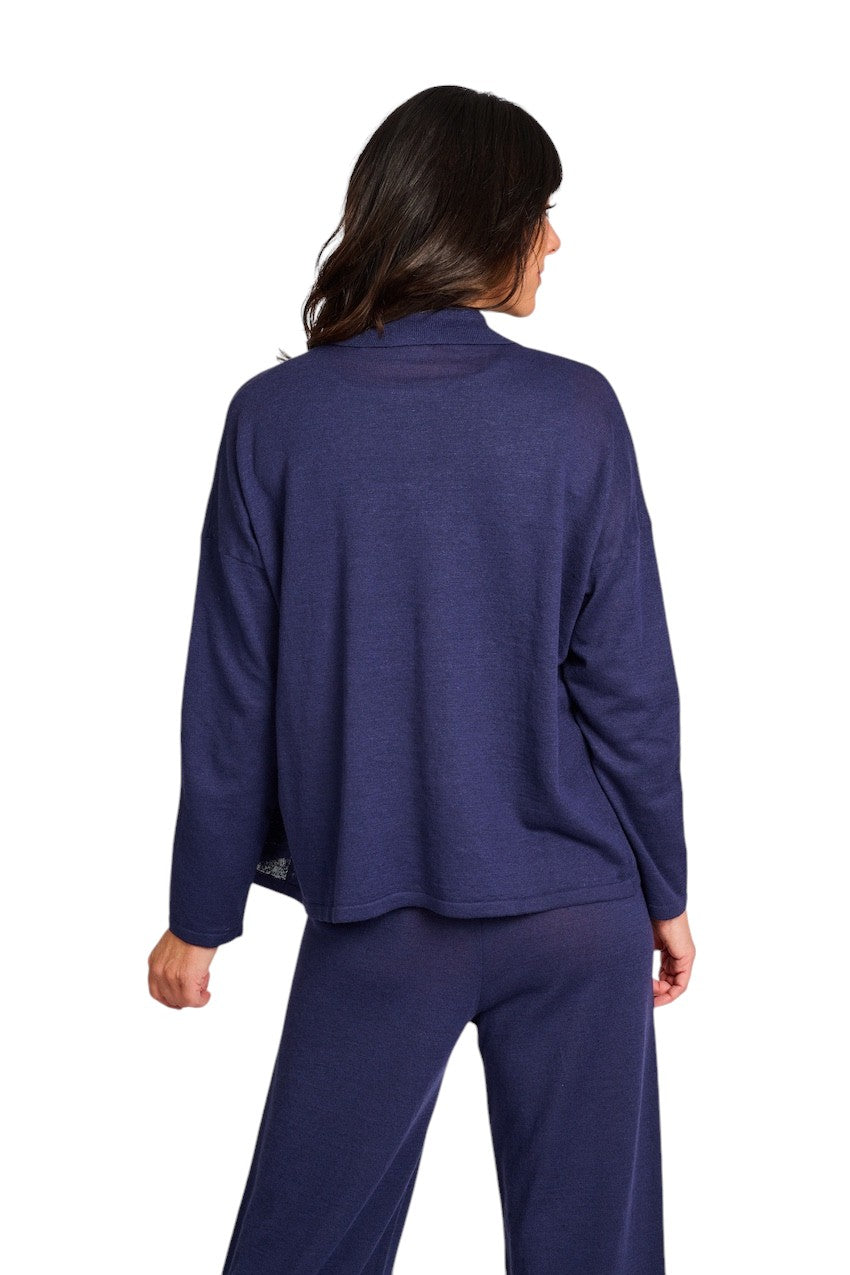 Anneclaire vest ladies blue