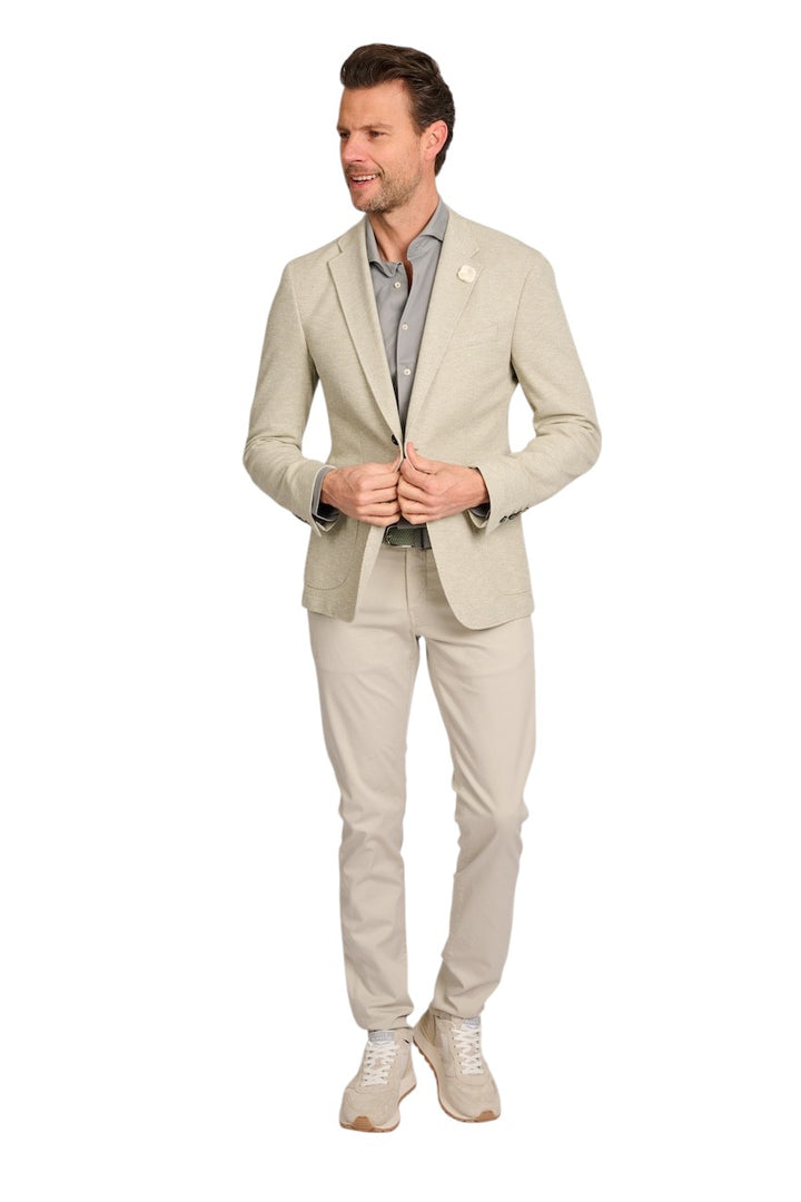 Atelier Noterman sporty pants men light beige