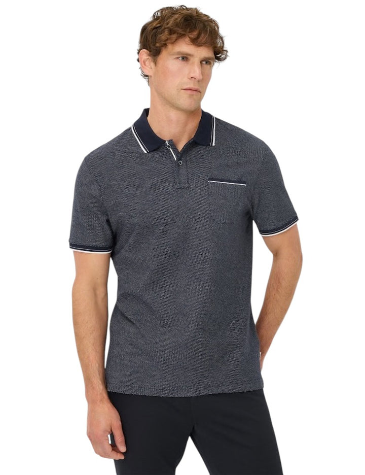 Brax Men polo shirt korte mouwen heren marine Patrick