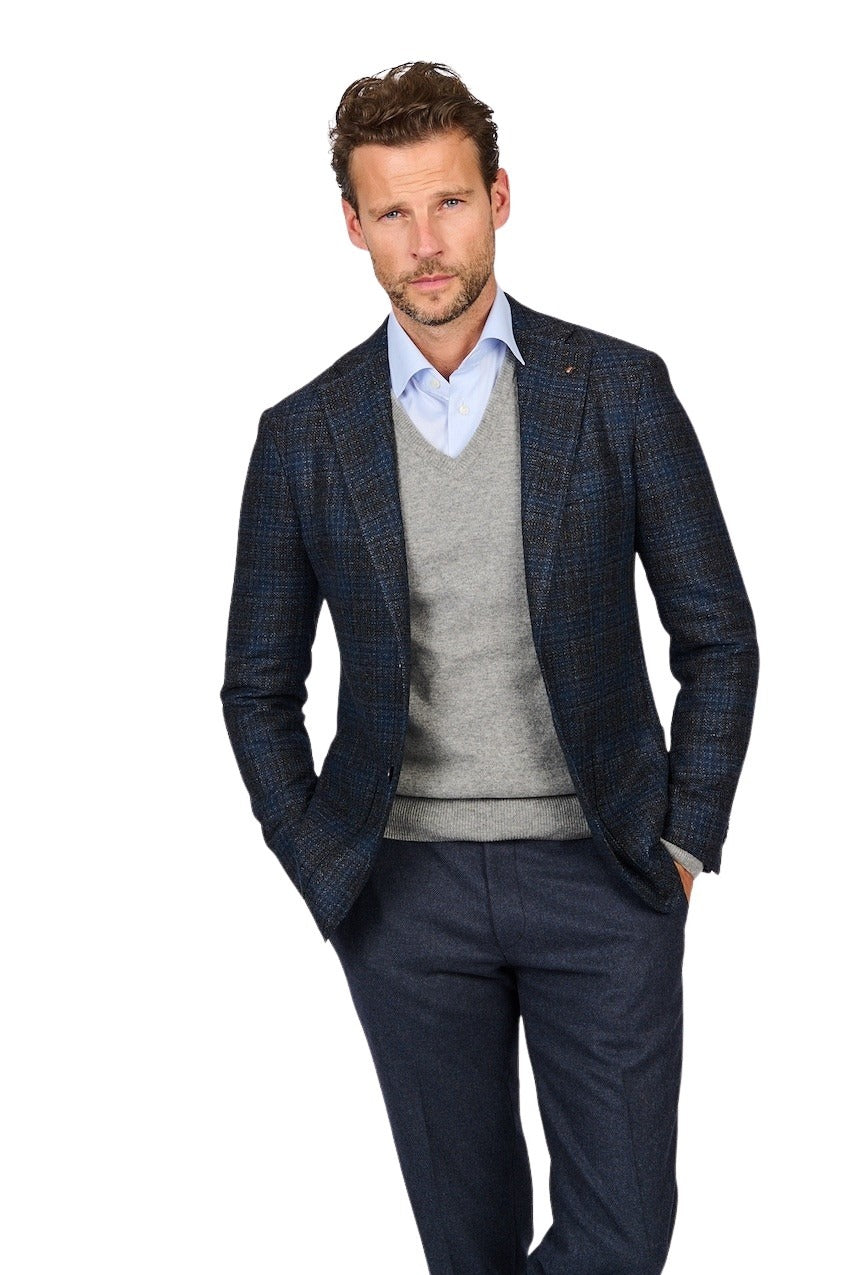 Cc Collection Corneliani vest heren blauw