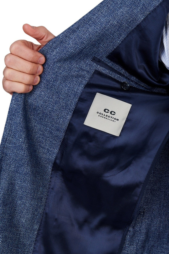 Cc Collection Corneliani vest heren blauw