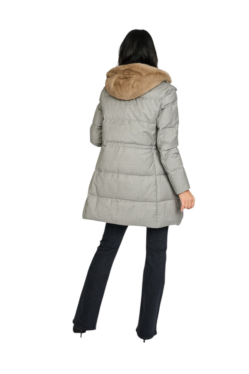 Duno Donna parka dames grijs VIRNA-BOLZANO