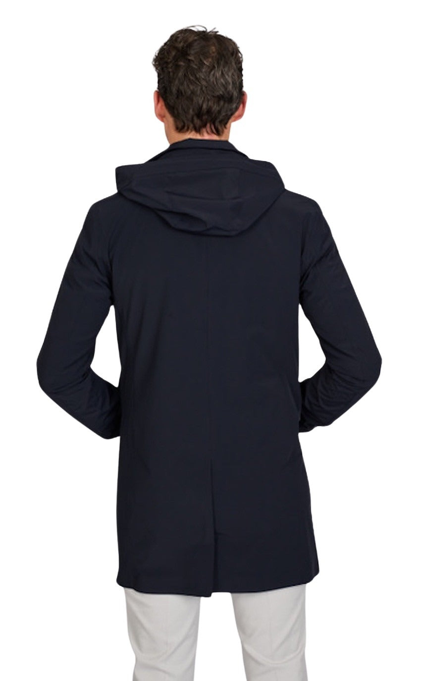 Duno Uomo regenmantel heren donker blauw Storm-Udine 861