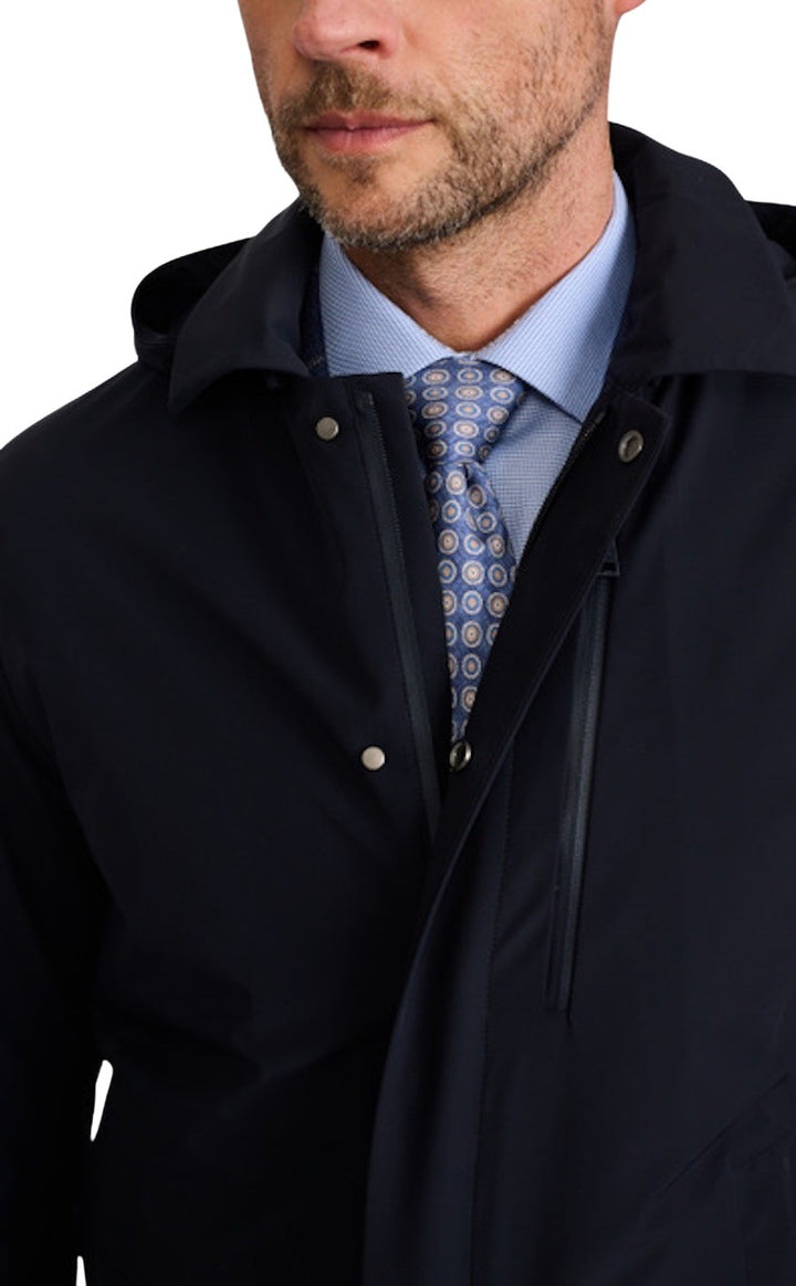 Duno Uomo regenmantel heren donker blauw Storm-Udine 861