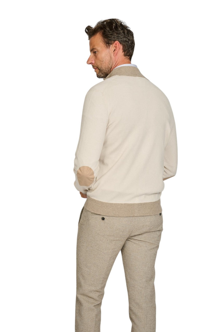 Gran Sasso Men gilet heren beige 55106 19669 113