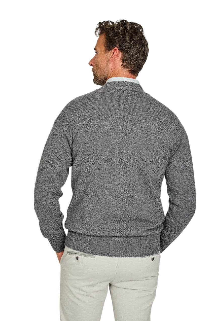 Gran Sasso Men gilet heren donker grijs 23188 25051 093.