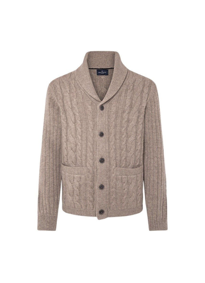 Hackett London gilet heren taupe