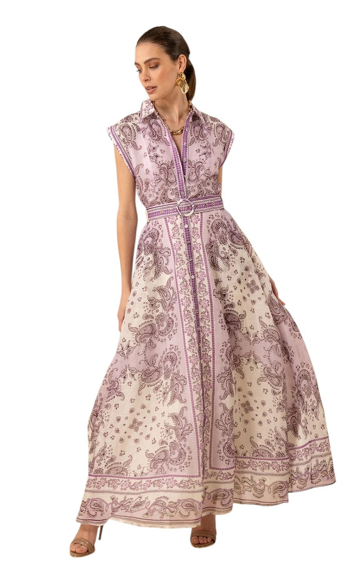 Hale Bob kleedje dames lila Holland maxi HOLLAND 51NU654M-.MAXI