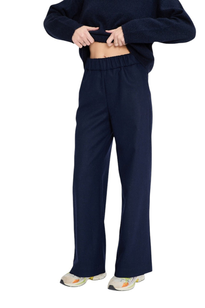 Jeff broek dames marine RITZ FLANNEL