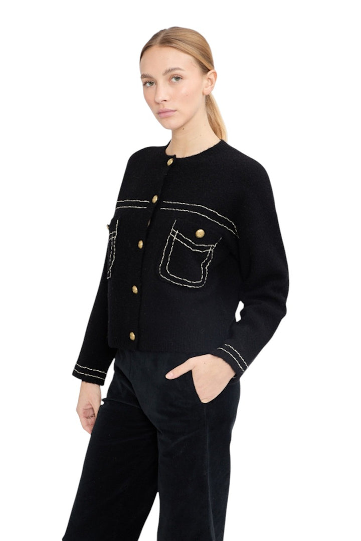 Jeff gilet dames zwart GABRIELLE