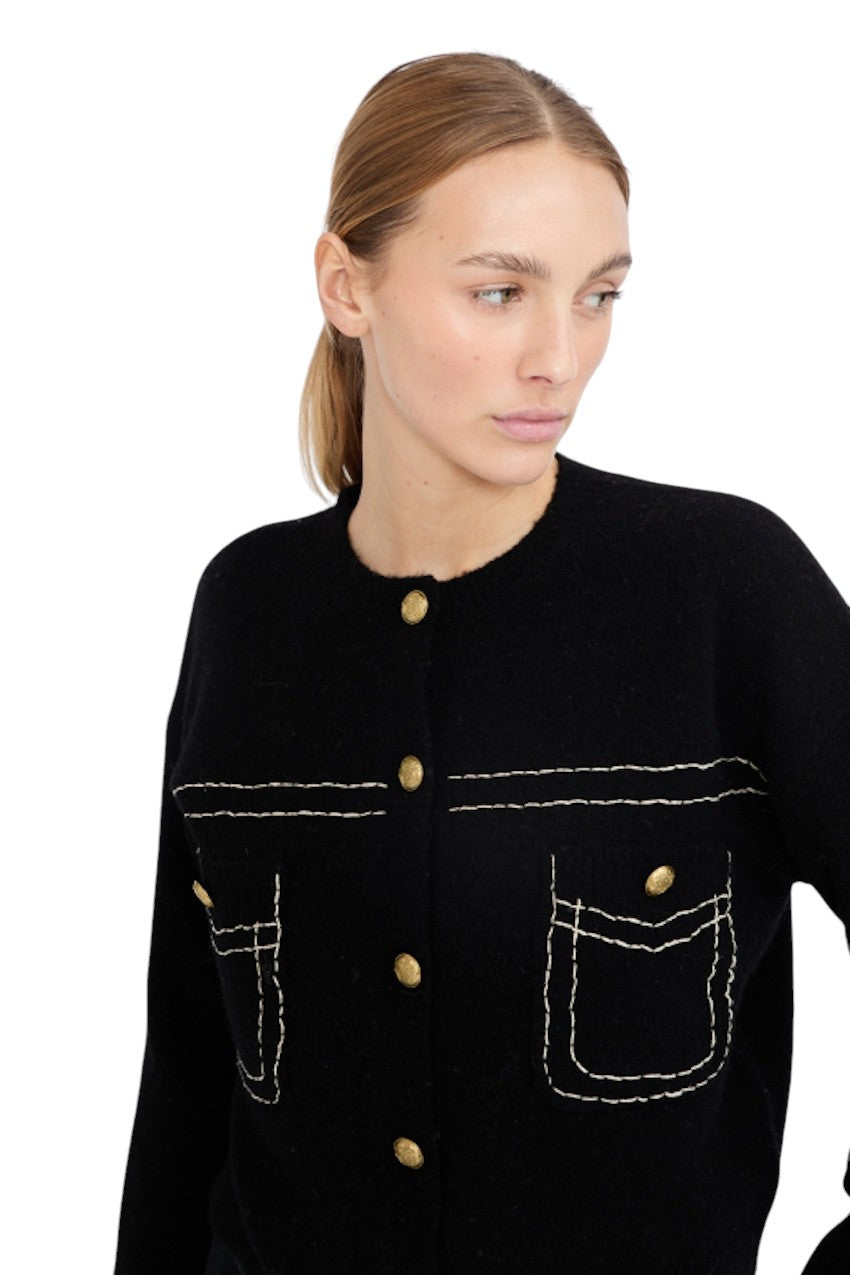 Jeff gilet dames zwart GABRIELLE