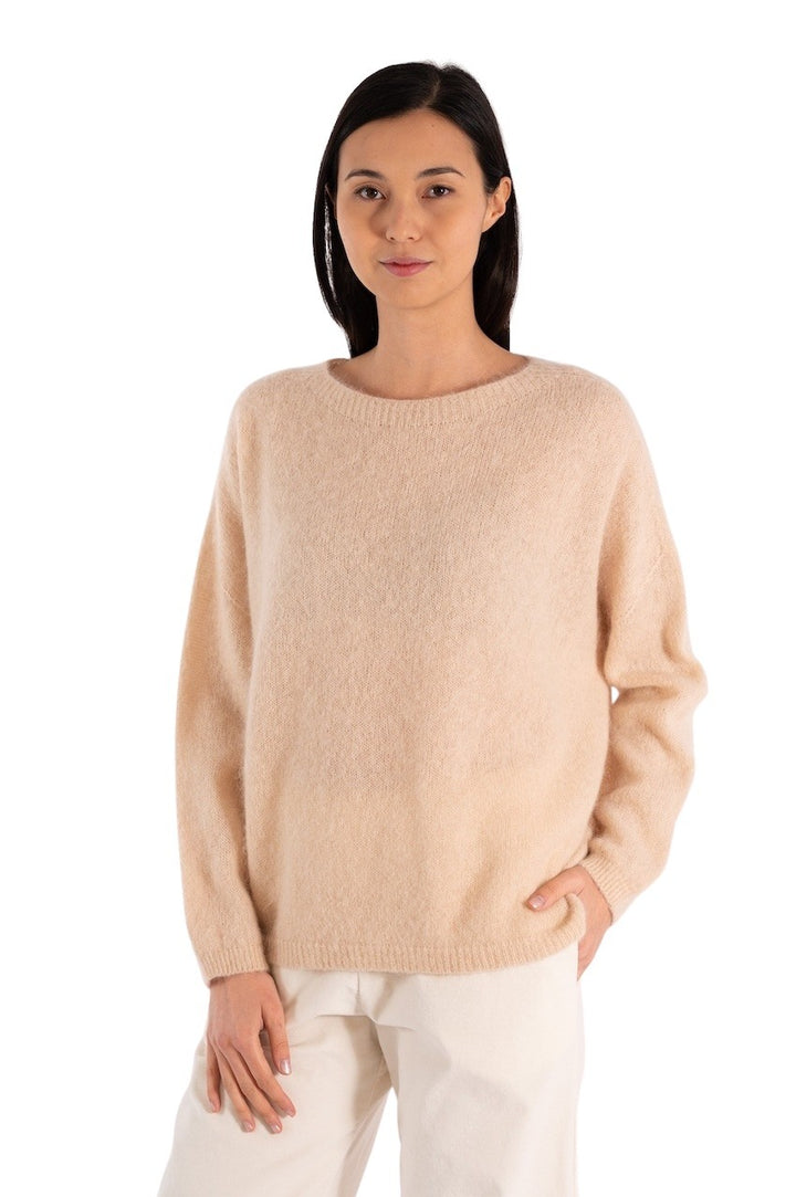 Jeff pull-over pour dames beige