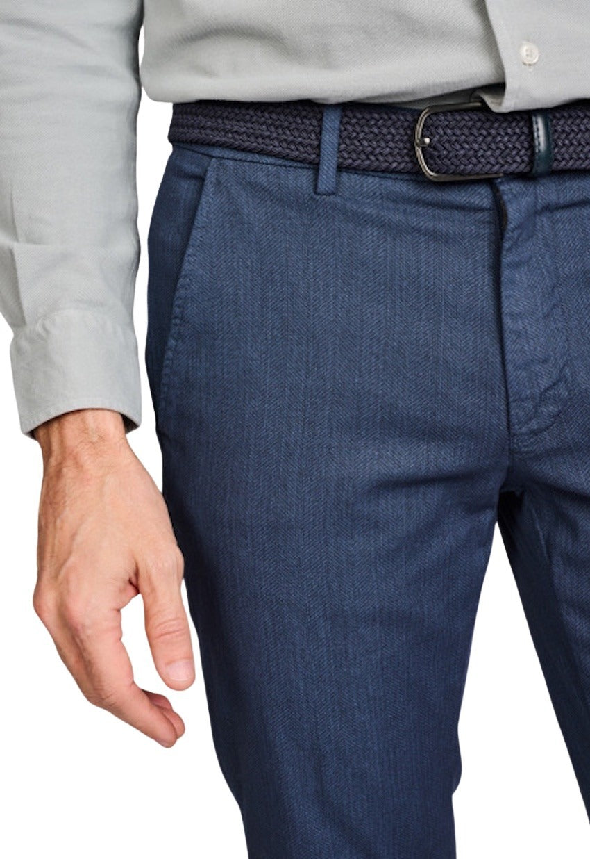 Mason'S Men sportieve broek heren blauw Torino 9PN2R4973CBE543006