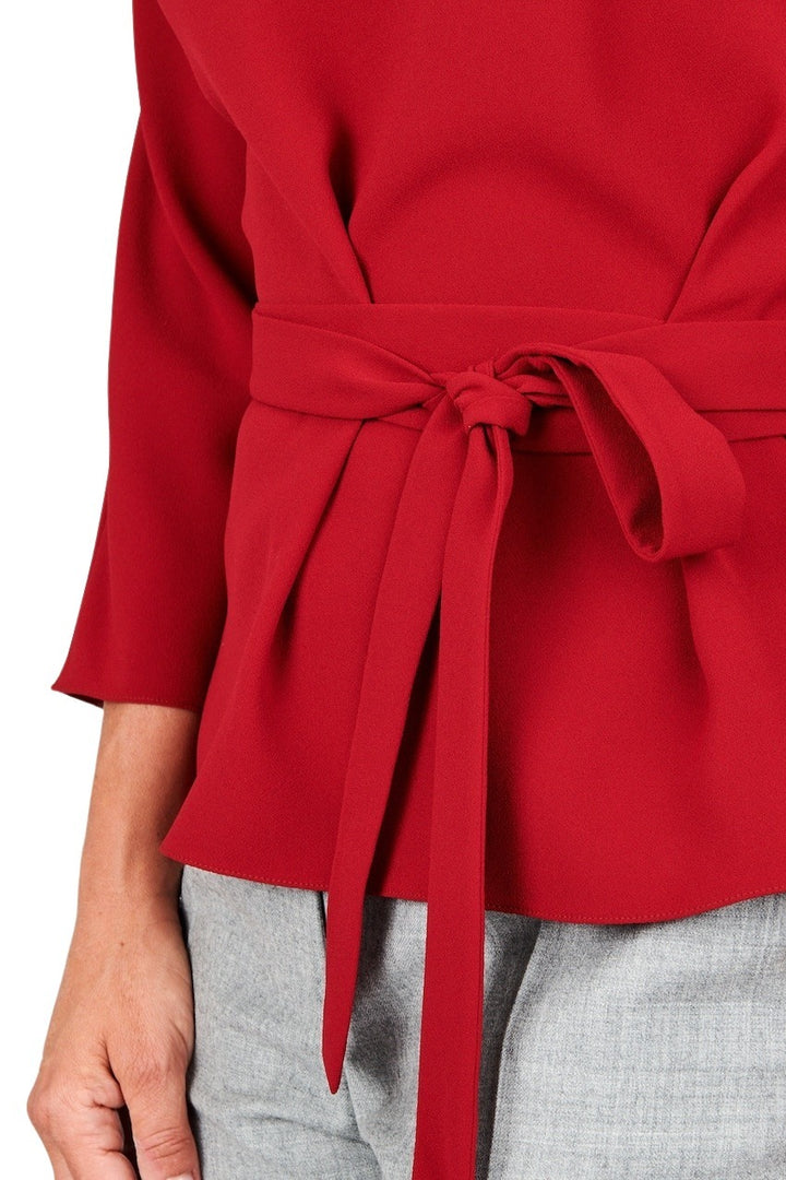 Natan Collection blouse dames donker rood