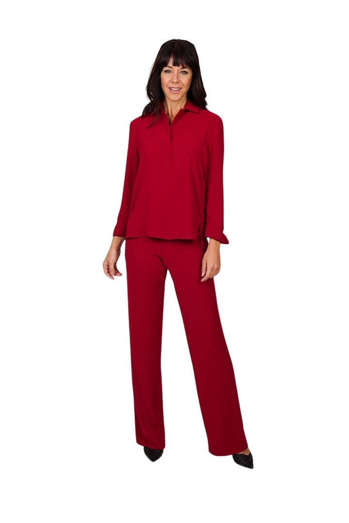 Natan Collection broek dames donker rood BAGOU-N6NJ03-205