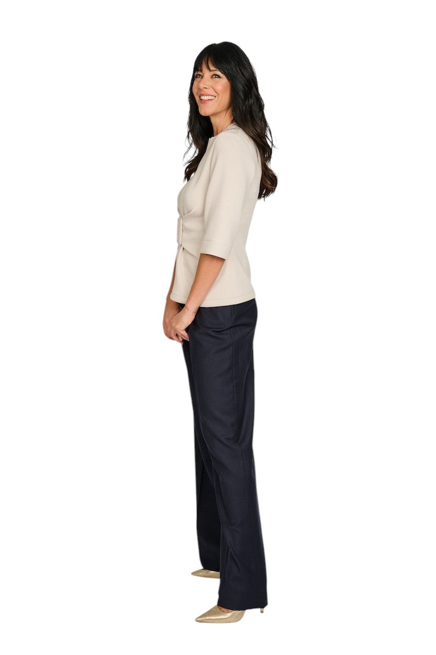 Natan Collection broek dames marine DIRAC-N2BG05 140