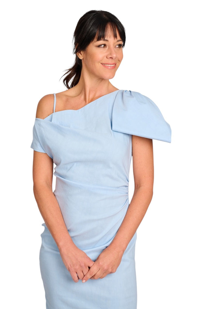 Natan Collection kleedje dames licht blauw CADEAU-N1CA02-222.