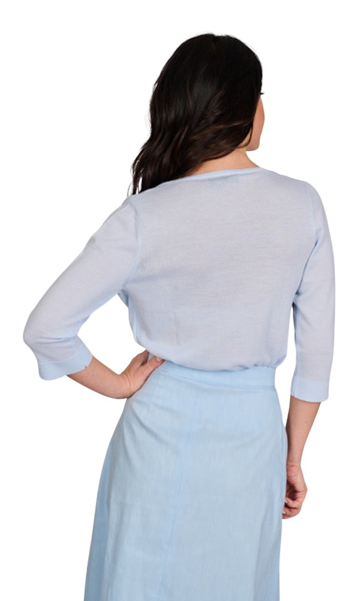 Natan Collection pull trui dames licht blauw LIANA-MERINOS-272