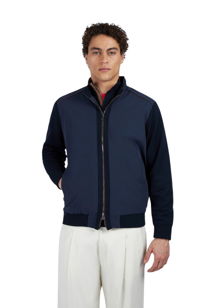 Paul & Shark sportieve mantel heren marine 25411709 050