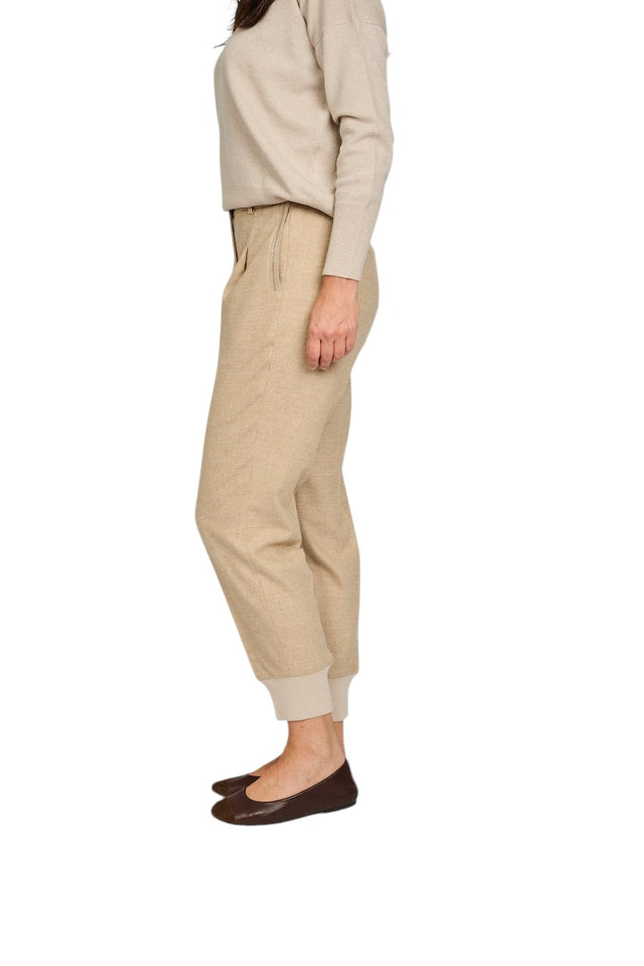 Peserico broek dames camel P04500 1948A 46A