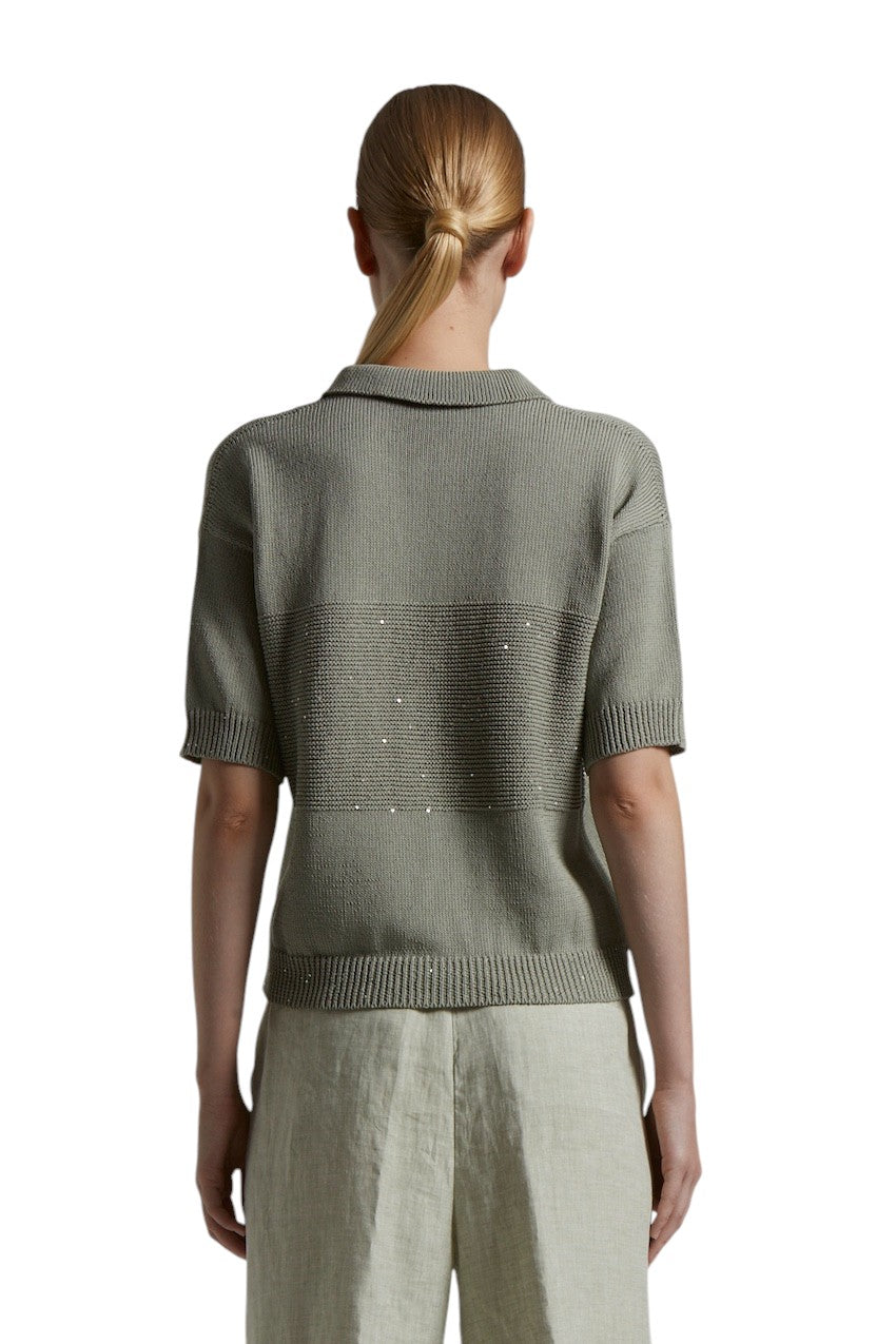 Peserico pull trui dames khaki S99765F05 A9109 A35