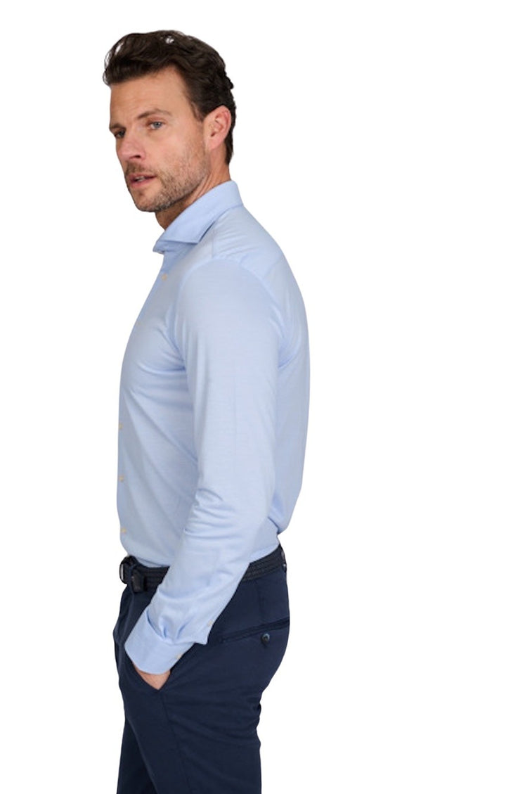 Profuomo hemd lange mouwen heren licht blauw Slim fit PP2HC10009