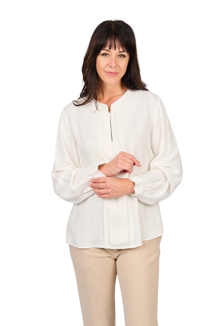 Scapa Flow blusa manga larga de mujer crudo