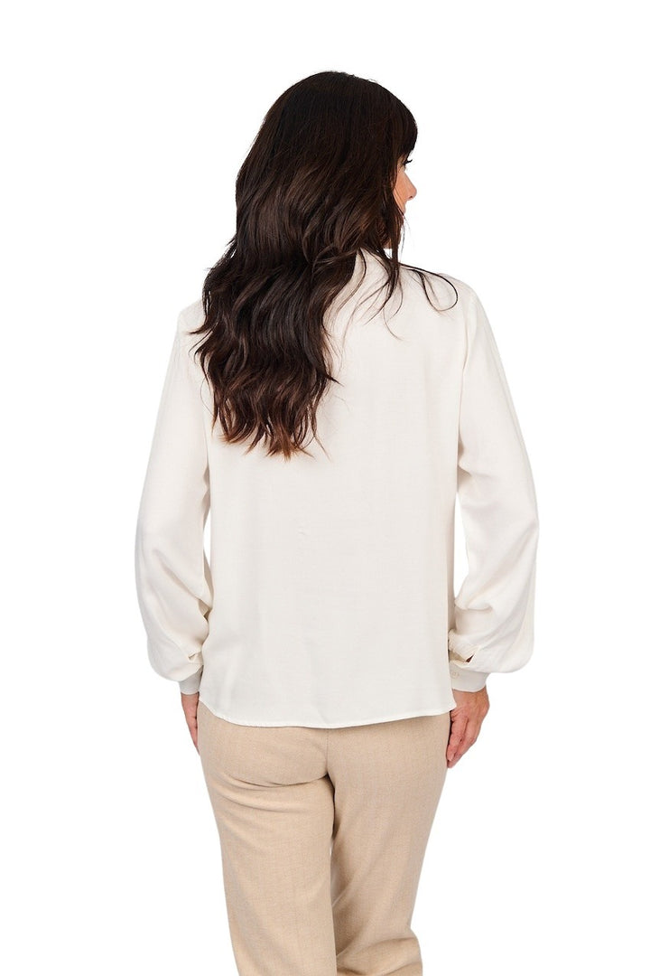 Scapa Flow blusa manga larga de mujer crudo