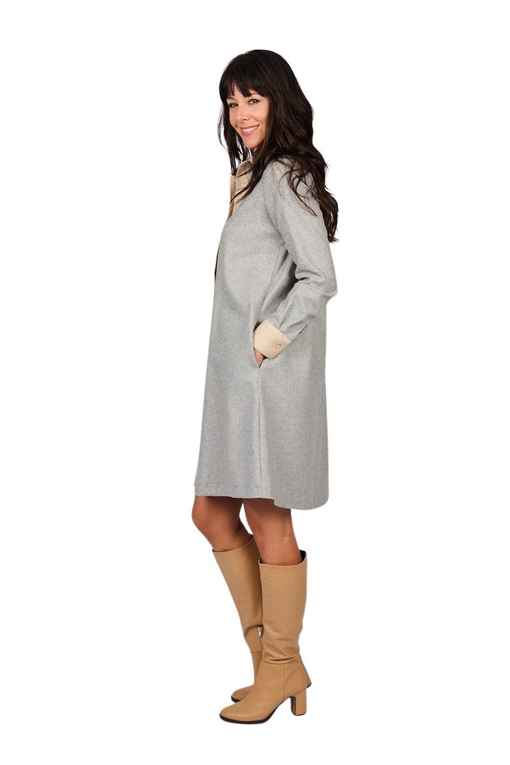 Scapa Flow vestido gris mujer