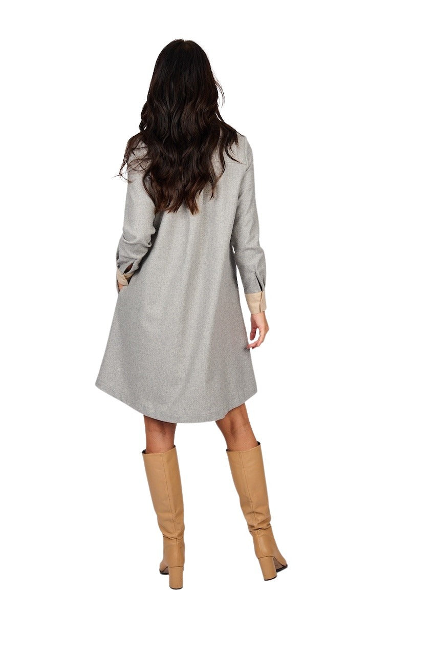 Scapa Flow vestido gris mujer