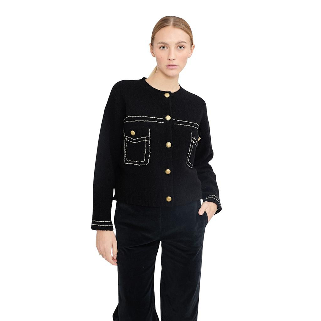 jeff-gilet-dames-zwart-gabrielle