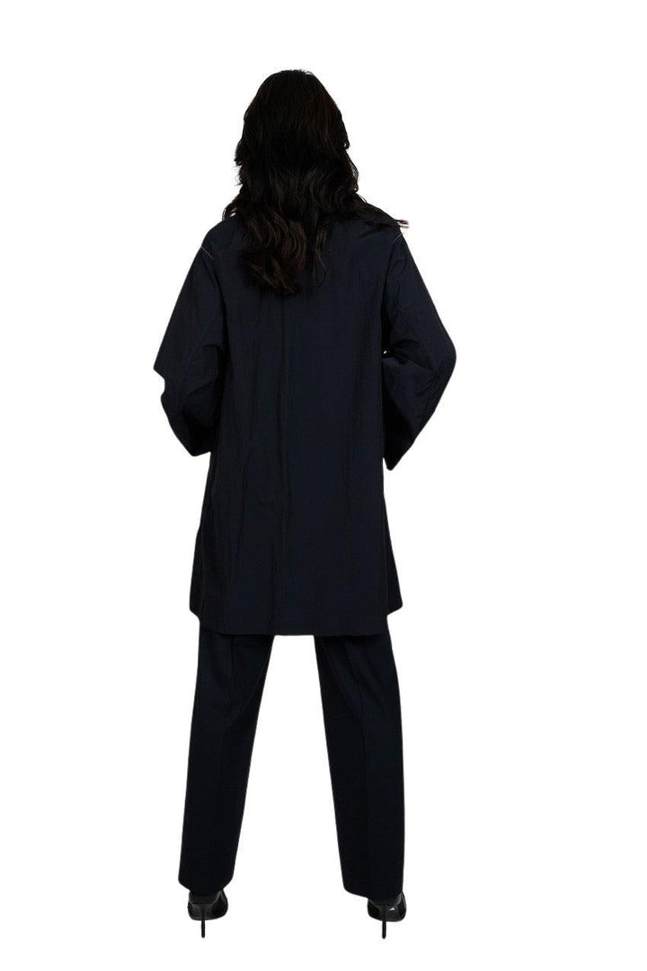 Fabiana Filippi mantel jas dames donker blauw - Artson Fashion