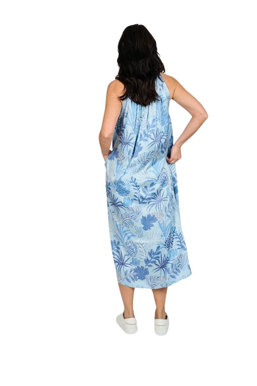 Hemisphere kleedje dames licht blauw - Artson Fashion