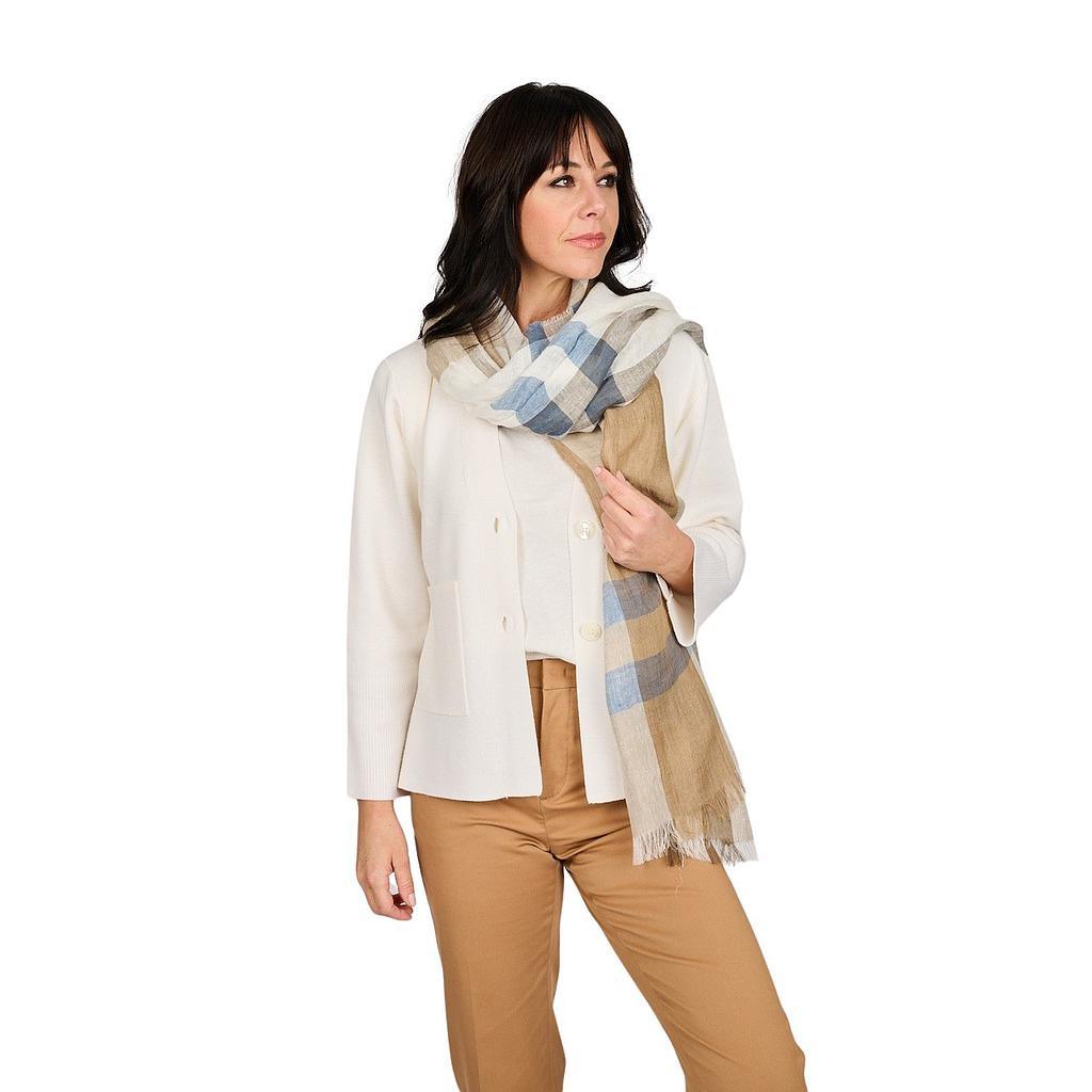 Lulah sjaal dames beige - Artson Fashion