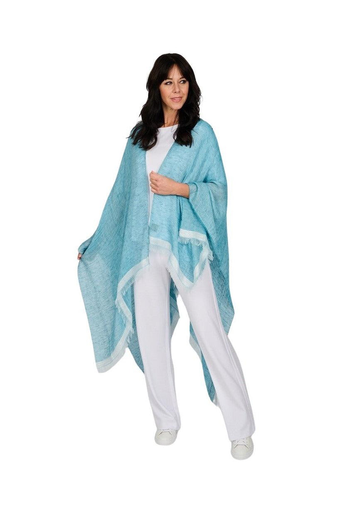 Lulah sjaal dames turquoise - Artson Fashion