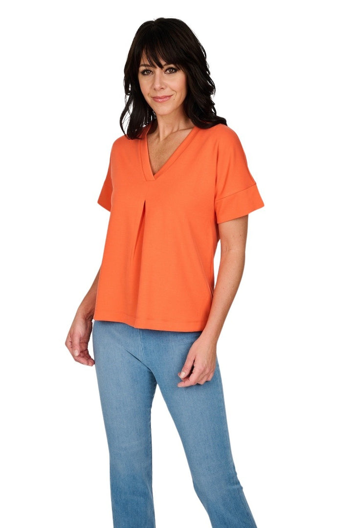 Margittes t-shirt dames oranje - Artson Fashion
