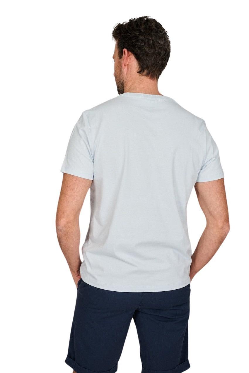 Parajumpers Men t-shirt korte mouwen heren licht blauw - Artson Fashion