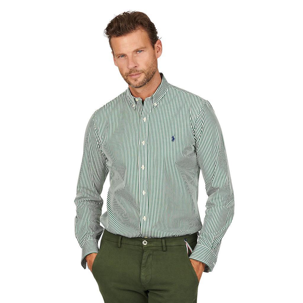 Polo Ralph Lauren Men hemd lange mouwen heren groen - Artson Fashion