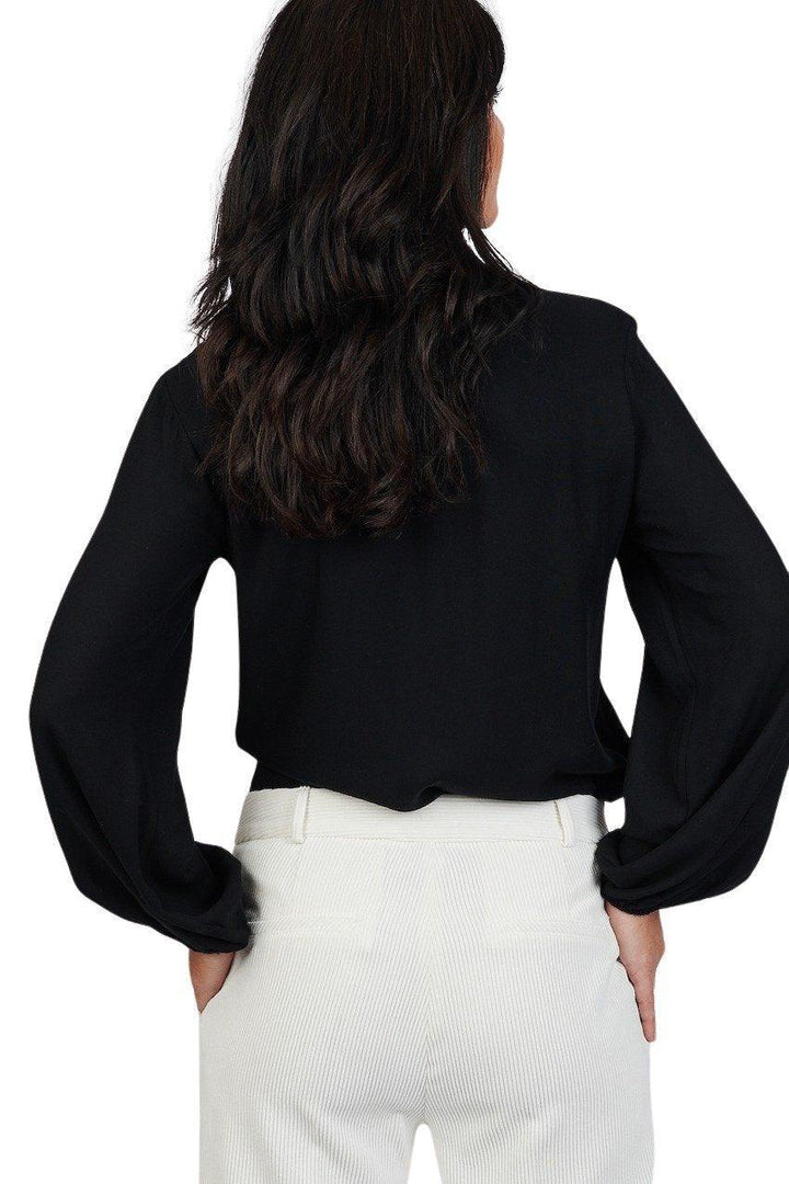Scapa Flow blouse lange mouwen dames zwart - Artson Fashion