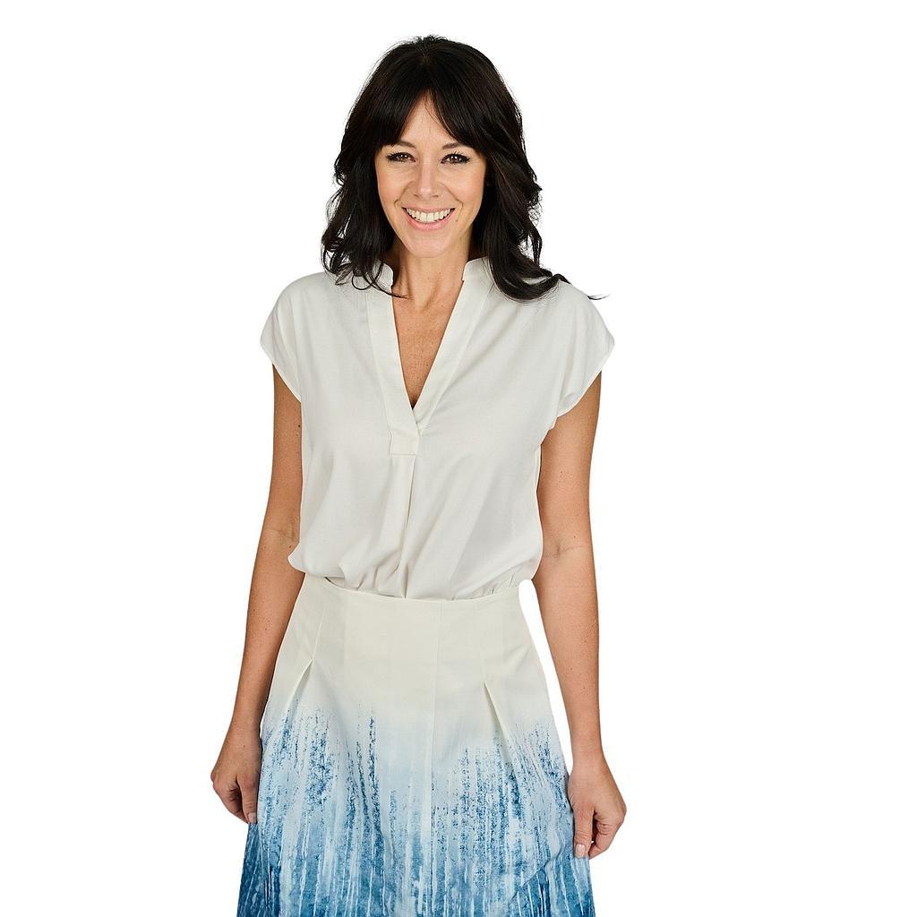 Scapa Flow blouse zonder mouwen dames ecru - Artson Fashion