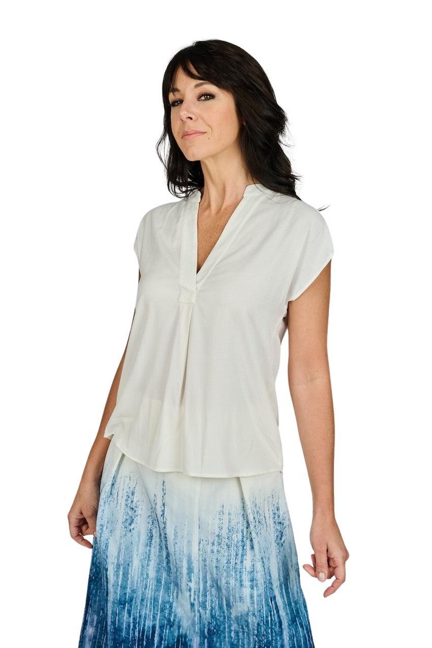 Scapa Flow blouse zonder mouwen dames ecru - Artson Fashion