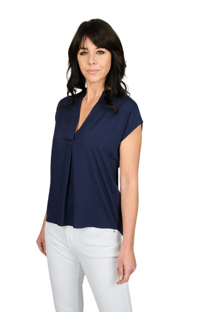 Scapa Flow blouse zonder mouwen dames marine - Artson Fashion