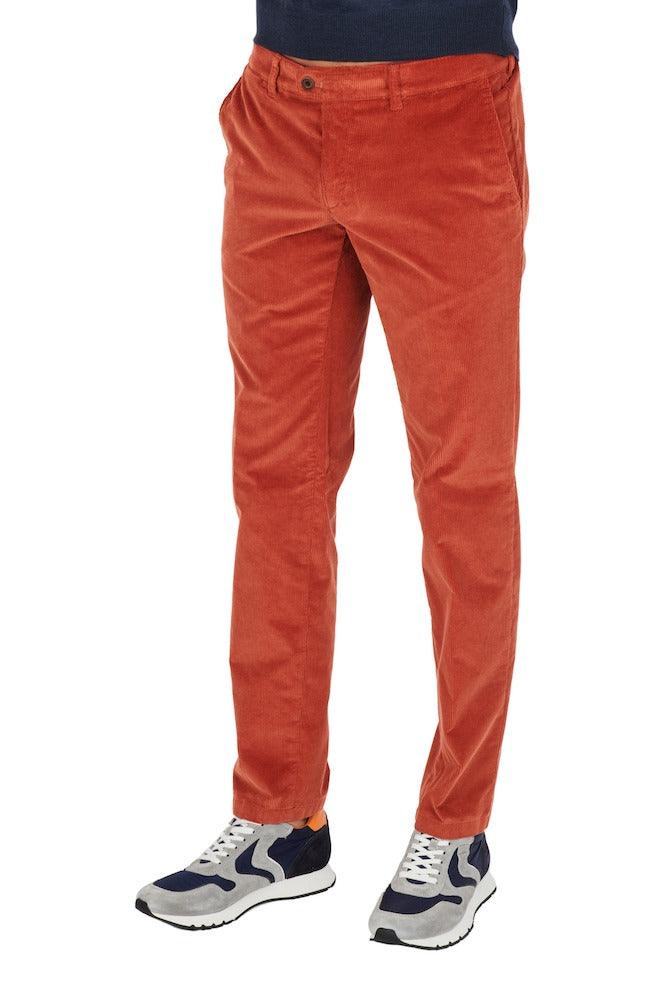 Brax Men sportieve broek heren oranje - Artson Fashion