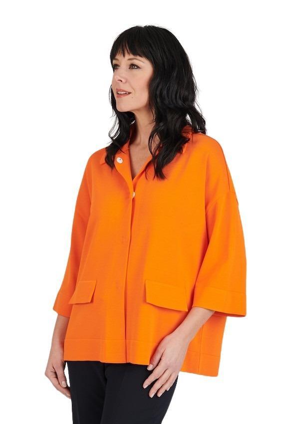 Anneclaire gilet dames oranje - Artson Fashion